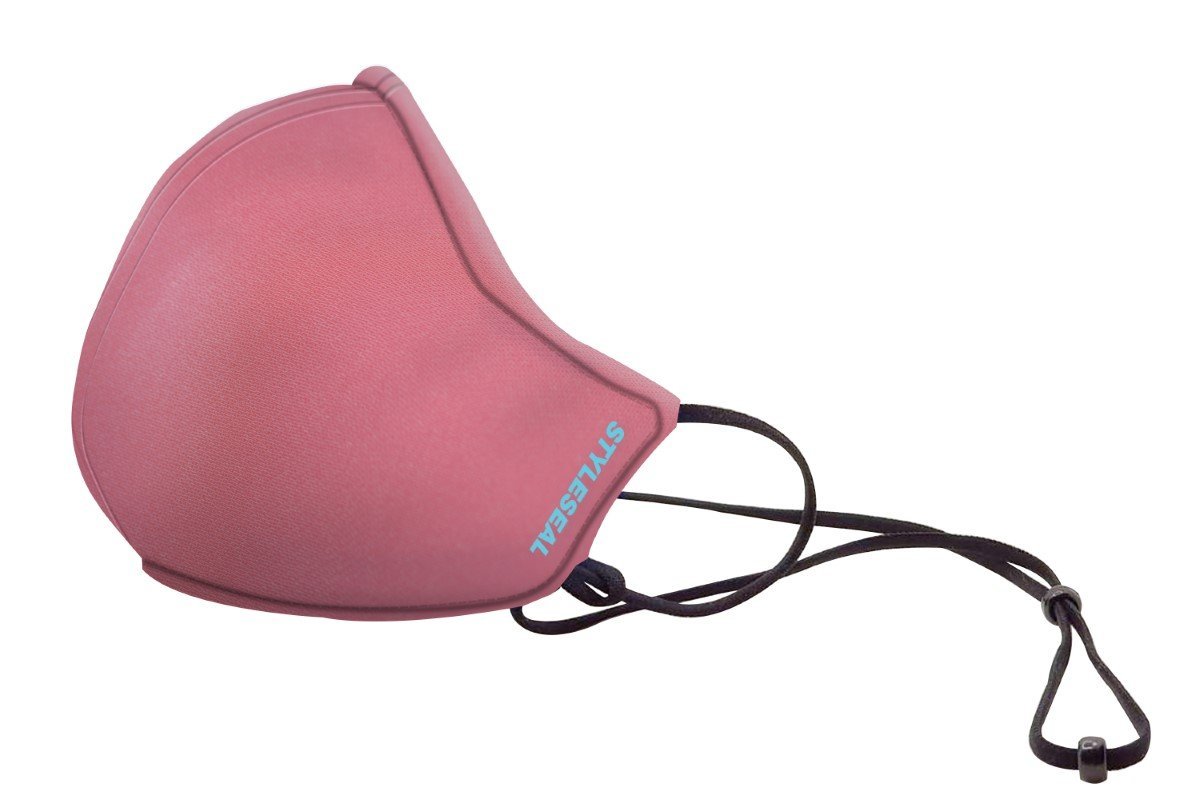 styleseal basic fabric mask pink