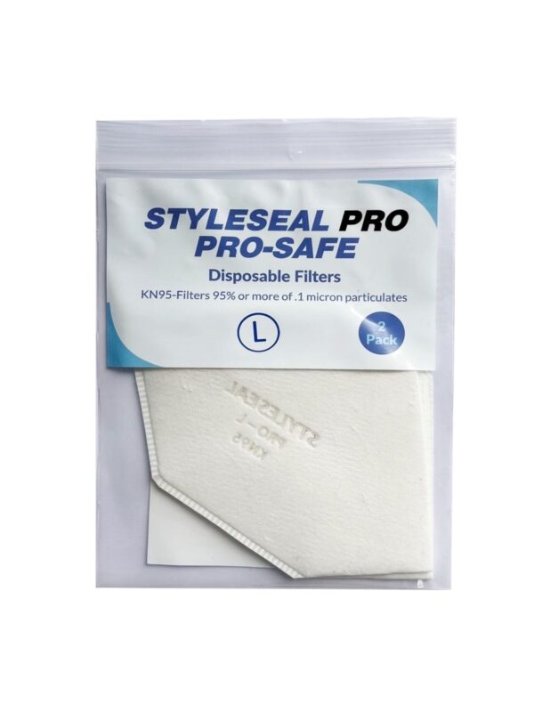 pro safe kn95 mask filters 2-pack