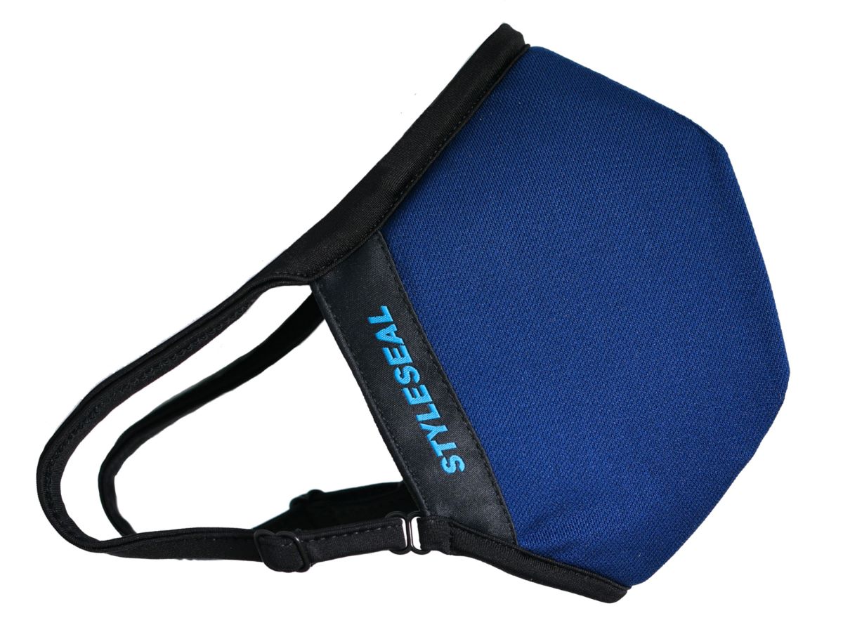 styleseal pro royal blue reusable face mask