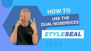 how to use the styleseal pro mask dual nose pieces