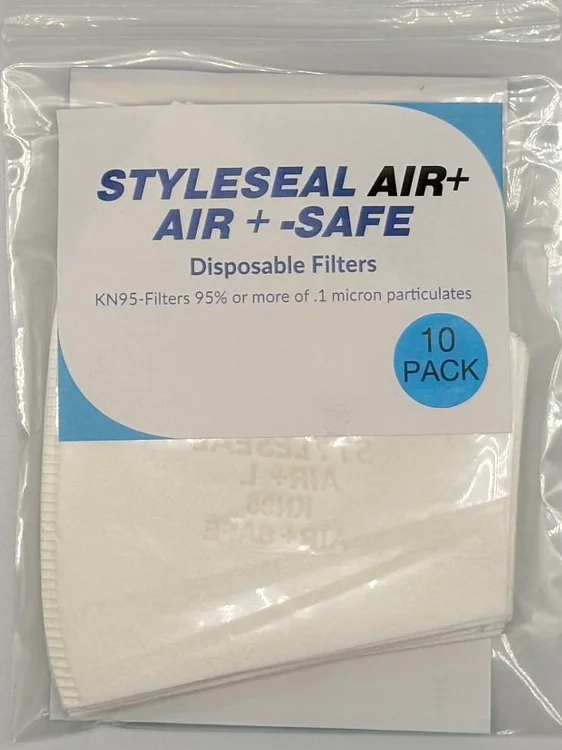 AIR+ SAFE mask filters 10-pack