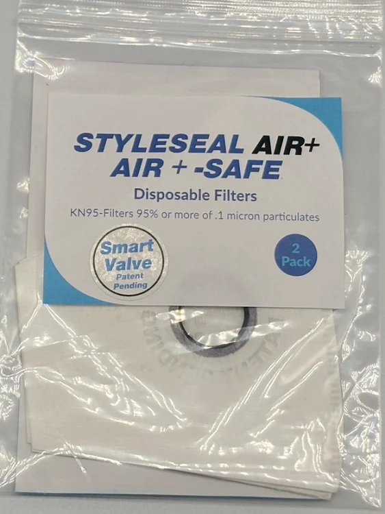 AIR+ SAFE filters 2-pack valve-ready